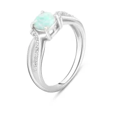 Серебряное кольцо SilverBreeze с опалом 0.373ct (2097617) 18 Серебряное кольцо SilverBreeze с опалом 0.373ct (2097617) 18