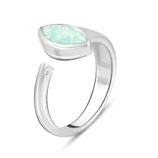 Серебряное кольцо SilverBreeze с опалом 0.625ct (2097631) 18 Серебряное кольцо SilverBreeze с опалом 0.625ct (2097631) 18