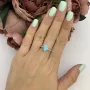Серебряное кольцо SilverBreeze с опалом 0.755ct (2097792) 18