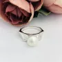 Серебряное кольцо SilverBreeze с натуральным жемчугом барочным (2098713) 18