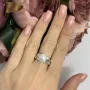 Серебряное кольцо SilverBreeze с натуральным жемчугом барочным (2098713) 18
