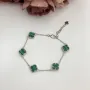 Серебряный браслет SilverBreeze с малахитом (2098775) 17-20
