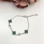Серебряный браслет SilverBreeze с малахитом (2098942) 17-20