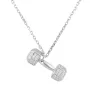 Серебряное колье SilverBreeze с фианитами (2101130) 400-450