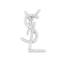 Серебряная брошка SilverBreeze с фианитами (2102328)