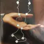 Серебряное колье SilverBreeze с натуральным перламутром (60001361) 100-105