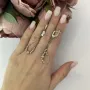 Серебряные серьги SilverBreeze без камней (2102939)
