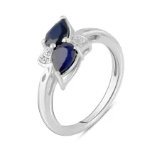 Серебряное кольцо SilverBreeze с натуральным сапфиром 1.4ct (2103691) 17 Серебряное кольцо SilverBreeze с натуральным сапфиром 1.4ct (2103691) 17
