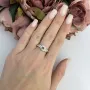 Серебряное кольцо SilverBreeze с натуральным гранатом 0.142ct (2104100) 17