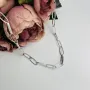 Серебряное колье SilverBreeze без камней (2104544) 450-500