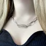 Серебряное колье SilverBreeze без камней (2104568) 450