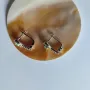 Серебряные серьги SilverBreeze с натуральным изумрудом 0.19ct (2106265)