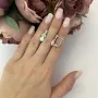 Серебряные серьги SilverBreeze с опалом 0.9ct (2106821)