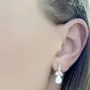 Серебряные серьги SilverBreeze с опалом 0.9ct (2106821)