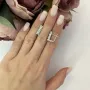 Серебряные серьги SilverBreeze с опалом 0.272ct (2106883)