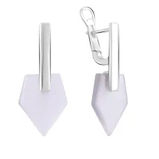 Серебряные серьги SilverBreeze с кошачьим глазом 12.5ct (2107705)