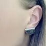 Серебряные серьги SilverBreeze с натуральным перламутром (2108054)