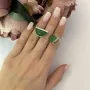 Серебряные серьги SilverBreeze с кошачьим глазом (2108092)