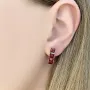 Серебряные серьги SilverBreeze с натуральным рубином 4.4ct (2108436)