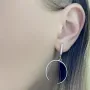 Серебряные серьги SilverBreeze с натуральным ониксом (2108559)