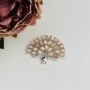 Серебряная брошка SilverBreeze с натуральным перламутром (2109372)