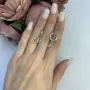 Серебряные серьги SilverBreeze без камней (2109525)