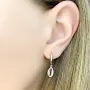 Серебряные серьги SilverBreeze без камней (2109525)