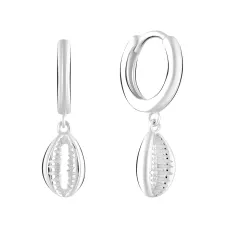 Серебряные серьги SilverBreeze без камней (2109525)