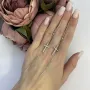 Серебряные серьги SilverBreeze с фианитами (2109563)