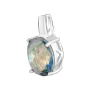 Серебряная подвеска SilverBreeze с мистик топазом 4.44ct (2110798)