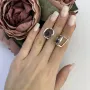 Серебряные серьги SilverBreeze с аметрином nano 7.113ct (2111092)