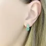 Серебряные серьги SilverBreeze с натуральным изумрудом 2.576ct (2111139)