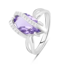 Серебряное кольцо SilverBreeze с натуральным аметистом (2111191) 17 Серебряное кольцо SilverBreeze с натуральным аметистом (2111191) 17