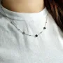 Серебряное колье SilverBreeze без камней (2115519) 400-450