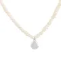 Серебряное колье SilverBreeze с натуральным жемчугом барочным (2115663) 450-500