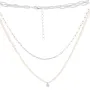 Серебряное колье SilverBreeze с натуральным жемчугом барочным (2115663) 450-500