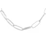 Серебряное колье SilverBreeze с искусственным жемчугом (2115670) 500