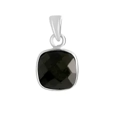 Серебряная подвеска SilverBreeze с ониксом (2116813)