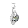 Серебряная подвеска SilverBreeze с мистик топазом 2.05ct (2117155)
