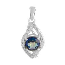 Серебряная подвеска SilverBreeze с мистик топазом 2.05ct (2117155) Серебряная подвеска SilverBreeze с мистик топазом 2.05ct (2117155)
