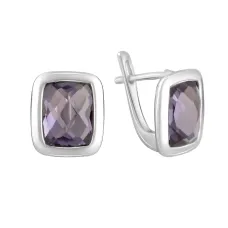 Серебряные серьги SilverBreeze с александритом 7.45ct (2117520)