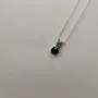 Серебряное колье SilverBreeze с натуральным сапфиром 1.036ct (2118473) 450-480