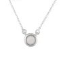 Серебряное колье SilverBreeze с опалом 0.219ct (2118480) 450-500