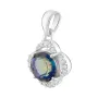 Серебряная подвеска SilverBreeze с мистик топазом 2.18ct (2118541)