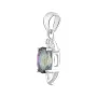 Серебряная подвеска SilverBreeze с мистик топазом 1.2ct (2118572)