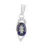 Серебряная подвеска SilverBreeze с мистик топазом 1.2ct (2118572)