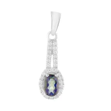 Серебряная подвеска SilverBreeze с мистик топазом 1.33ct (2118787) Серебряная подвеска SilverBreeze с мистик топазом 1.33ct (2118787)