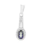 Серебряная подвеска SilverBreeze с мистик топазом 1.33ct (2118787)