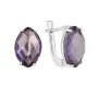 Серебряные серьги SilverBreeze с александритом 15.075ct (2119937)