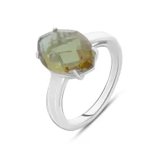 Серебряное кольцо SilverBreeze с Султанит султанитом 5.103ct (2122050) 17 Серебряное кольцо SilverBreeze с Султанит султанитом 5.103ct (2122050) 17